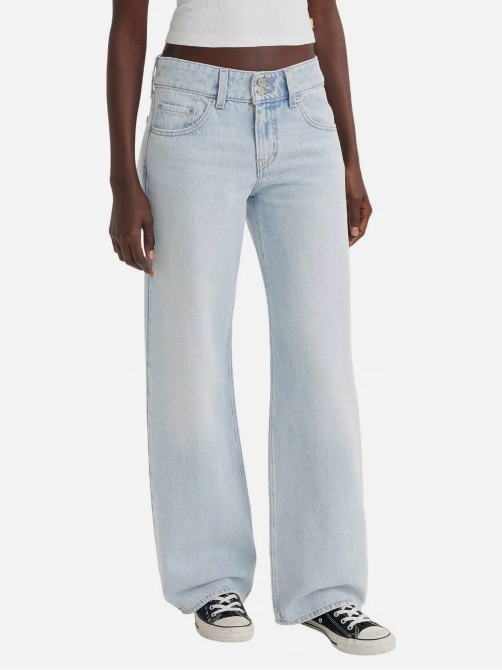 Levi’s Light Wash Superlow Jeans